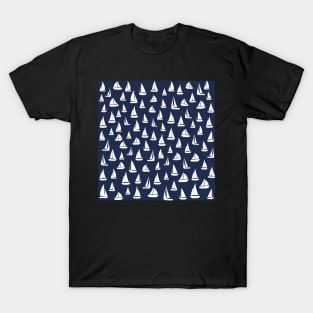 Yacht pattern T-Shirt